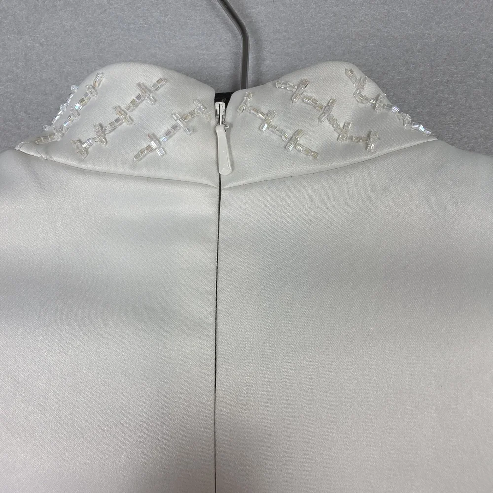 Liz Claiborne Evenings Maxi Dress VTG‎ 4 Beaded Key Hole Elaine Bennis Retro Y2K
